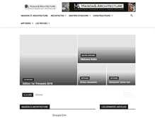 Tablet Screenshot of maison-architecture.com